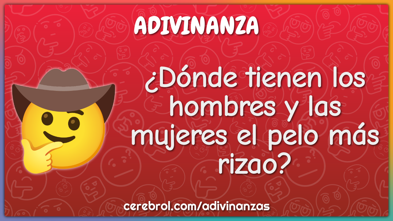 ¿Dónde tienen los hombres y las mujeres el pelo más rizao?