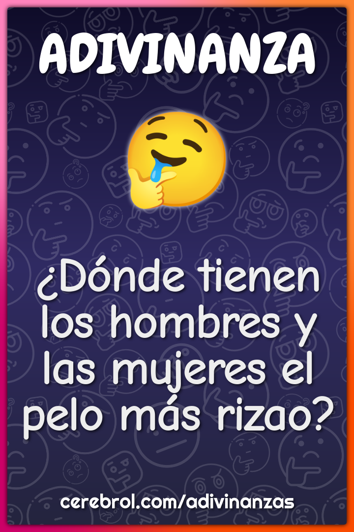 ¿Dónde tienen los hombres y las mujeres el pelo más rizao?