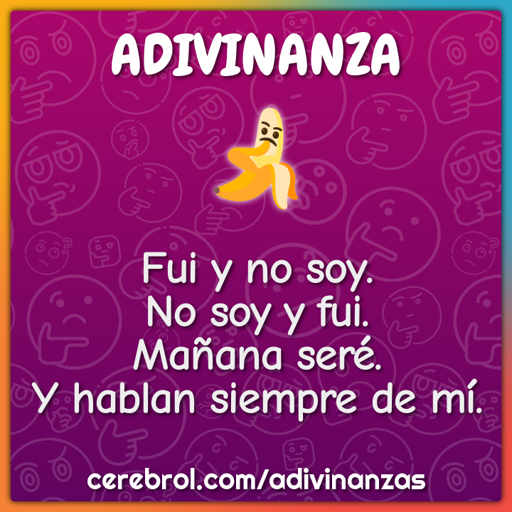 Fui y no soy.
No soy y fui.
Mañana seré.
Y hablan siempre de mí.
