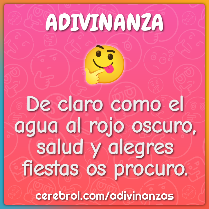 Claro Como El Agua En Ingles