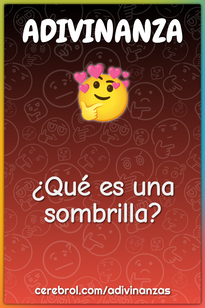 ¿Qué es una sombrilla?