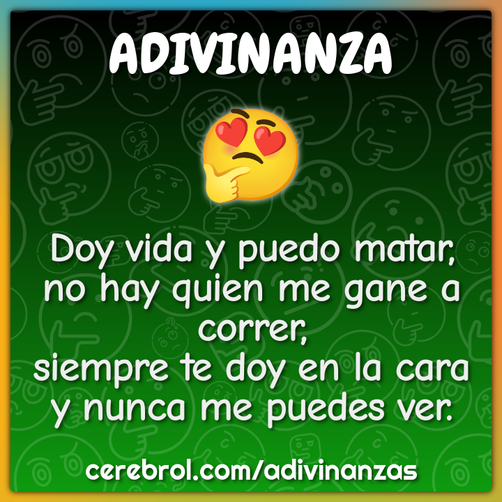 Doy vida y puedo matar, no hay quien me gane a correr, siempre te doy...
