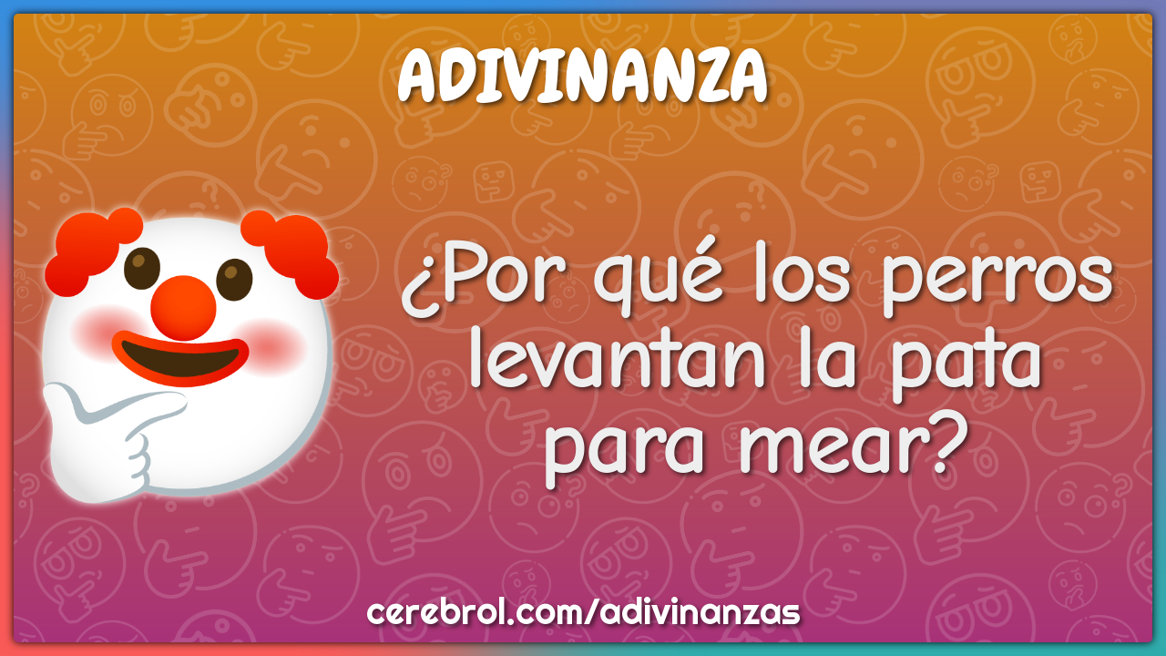 ¿Por qué los perros levantan la pata para mear?