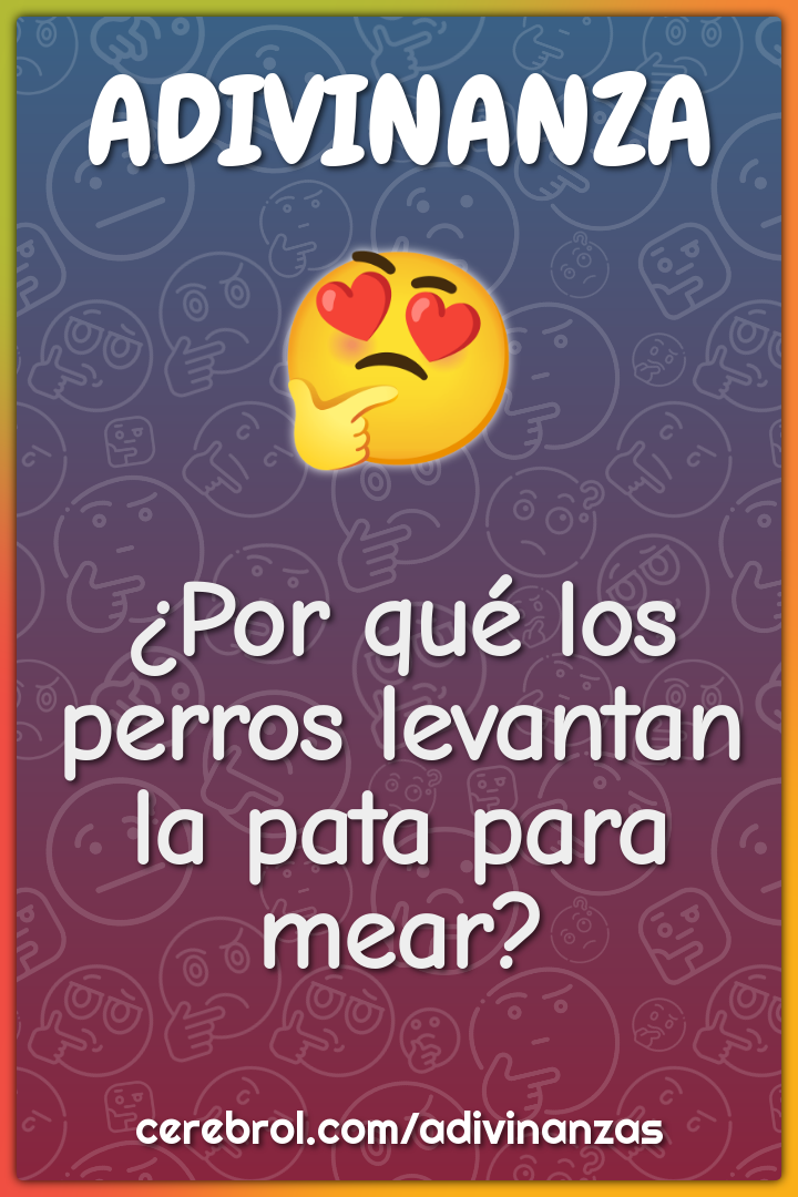 ¿Por qué los perros levantan la pata para mear?