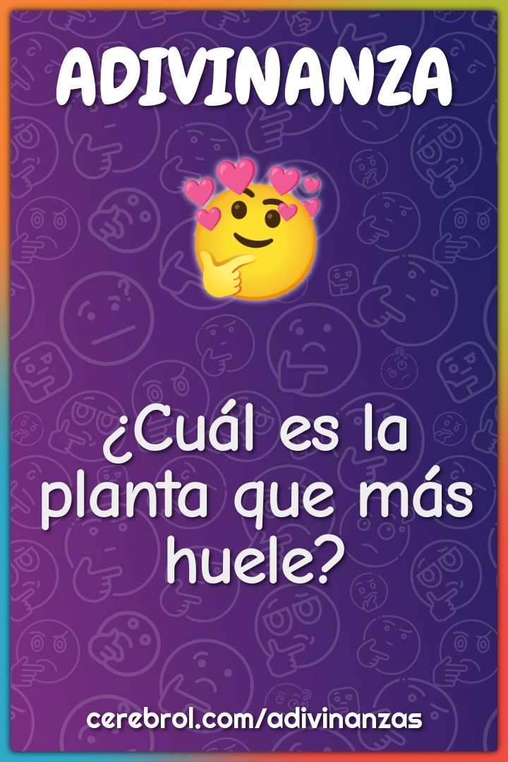 ¿Cuál es la planta que más huele?