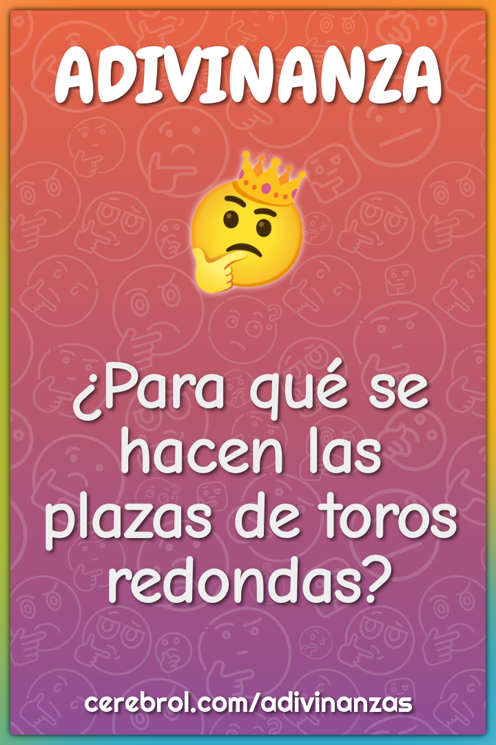 ¿Para qué se hacen las plazas de toros redondas?