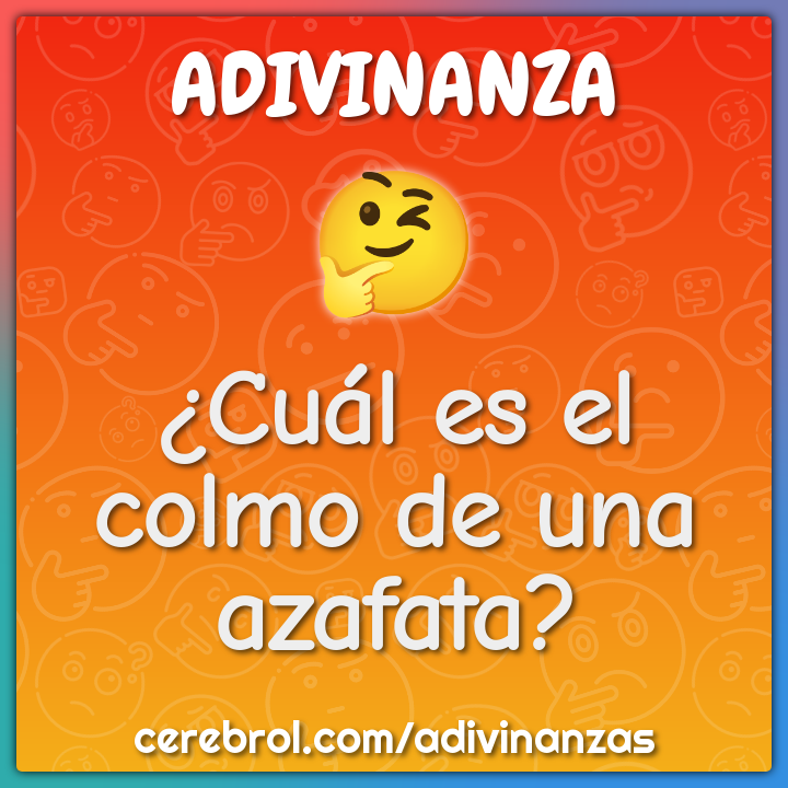 ¿Cuál es el colmo de una azafata?