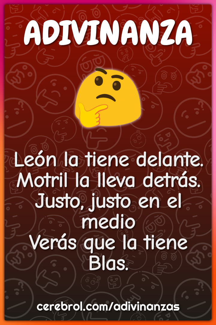 León la tiene delante. Motril la lleva detrás. Justo, justo en el...