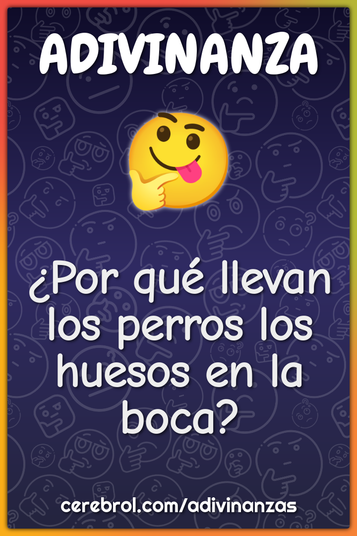 ¿Por qué llevan los perros los huesos en la boca?