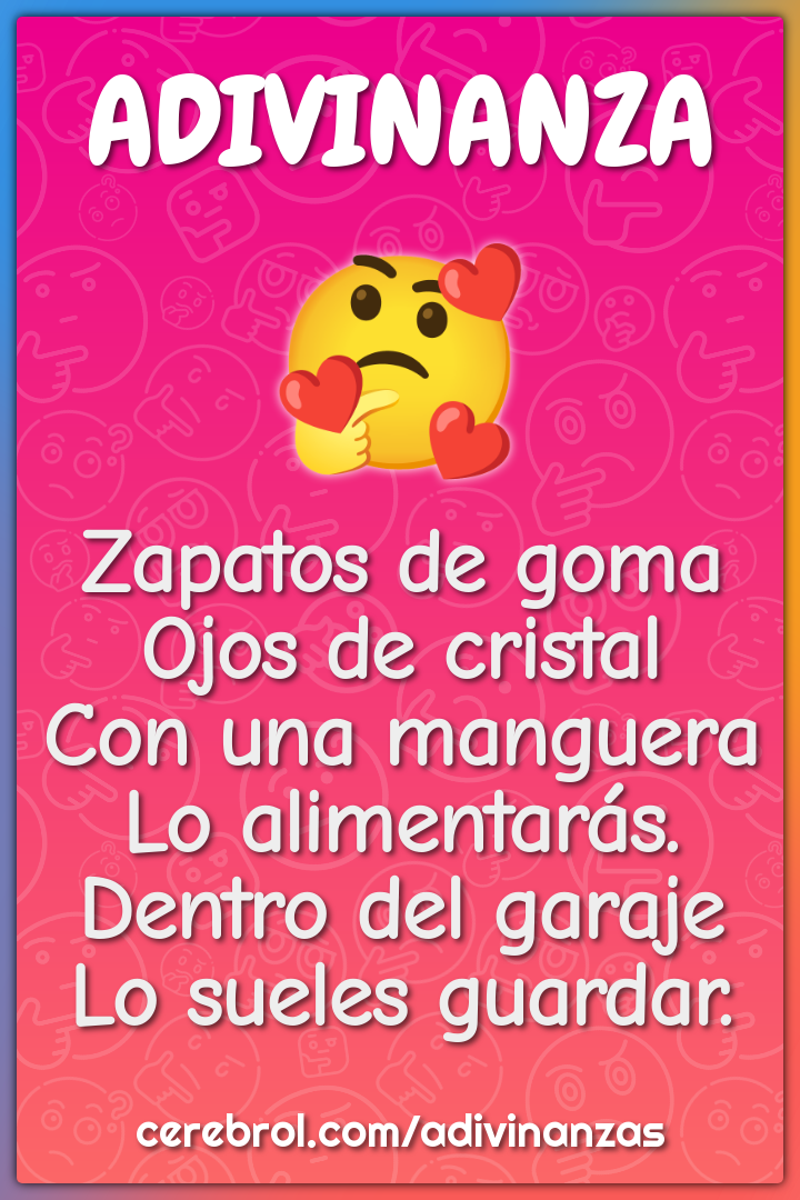 Zapatos de goma Ojos de cristal Con una manguera Lo alimentarás....