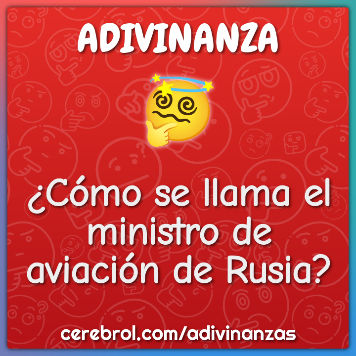 ¿Cómo se llama el ministro de aviación de Rusia?