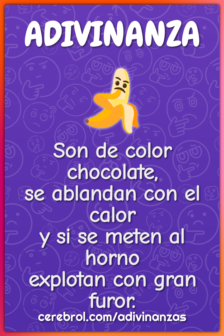 Son de color chocolate, se ablandan con el calor y si se meten al...