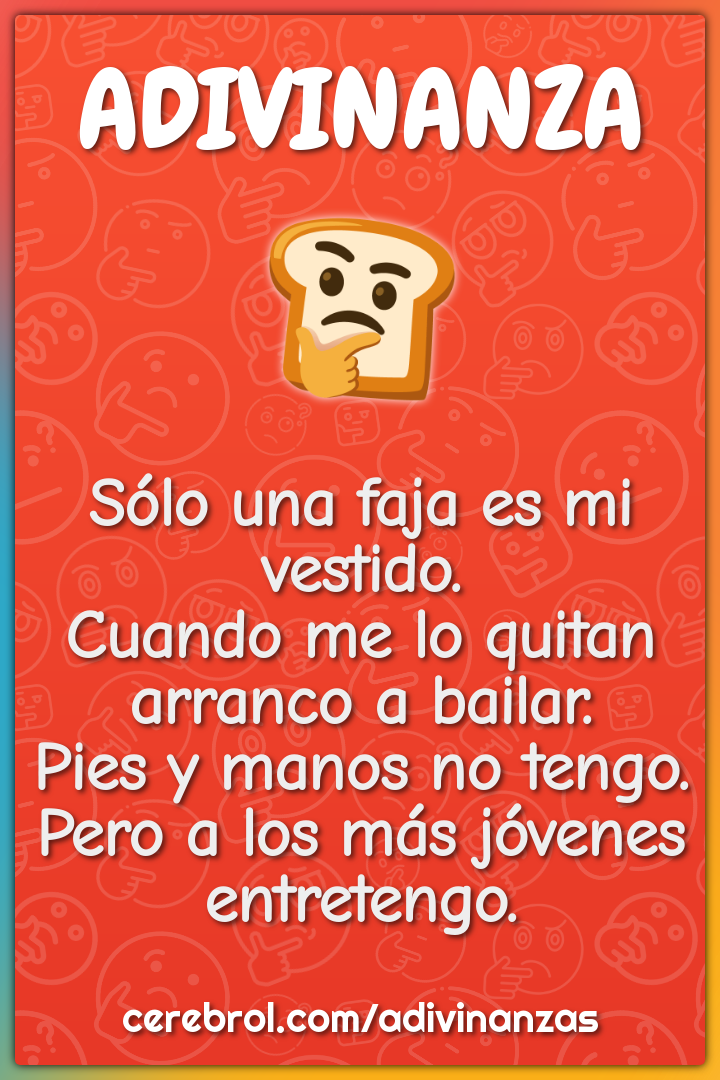 Sólo una faja es mi vestido. Cuando me lo quitan arranco a bailar....