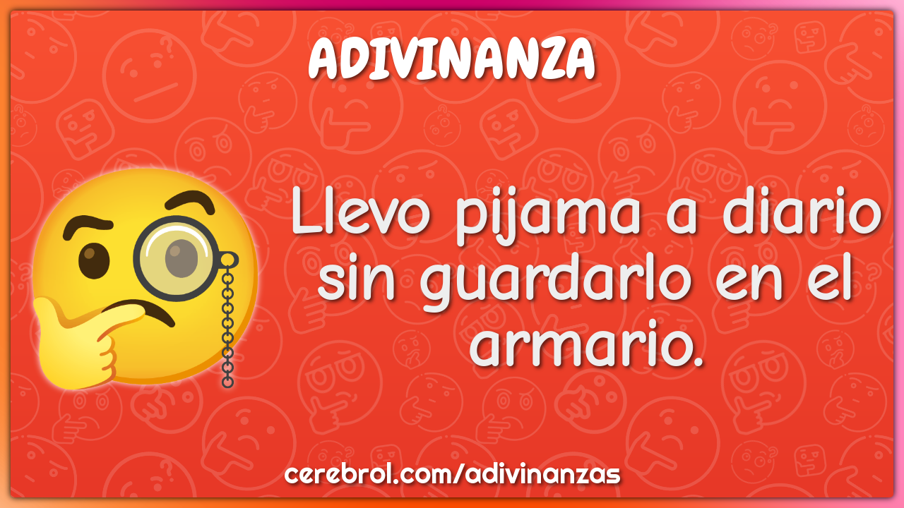 ¿Qué animal usa pijama a diario?