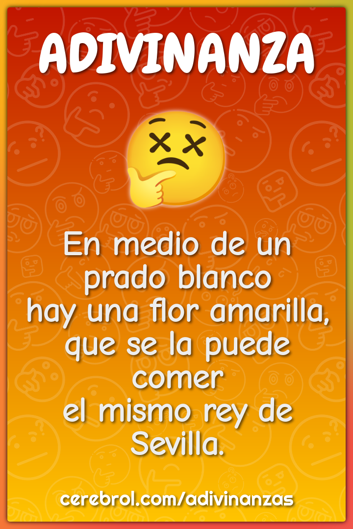 En medio de un prado blanco hay una flor amarilla, que se la puede...