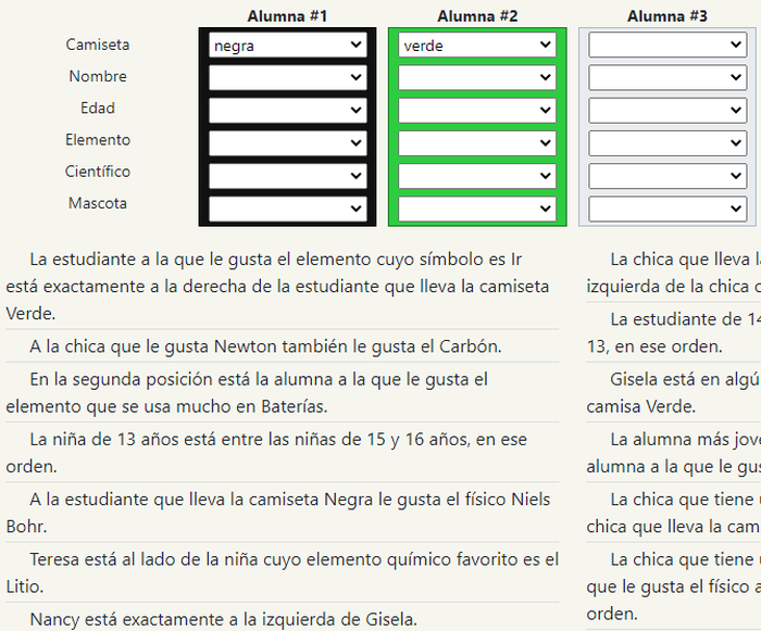 Nuevo Problema de Lógica